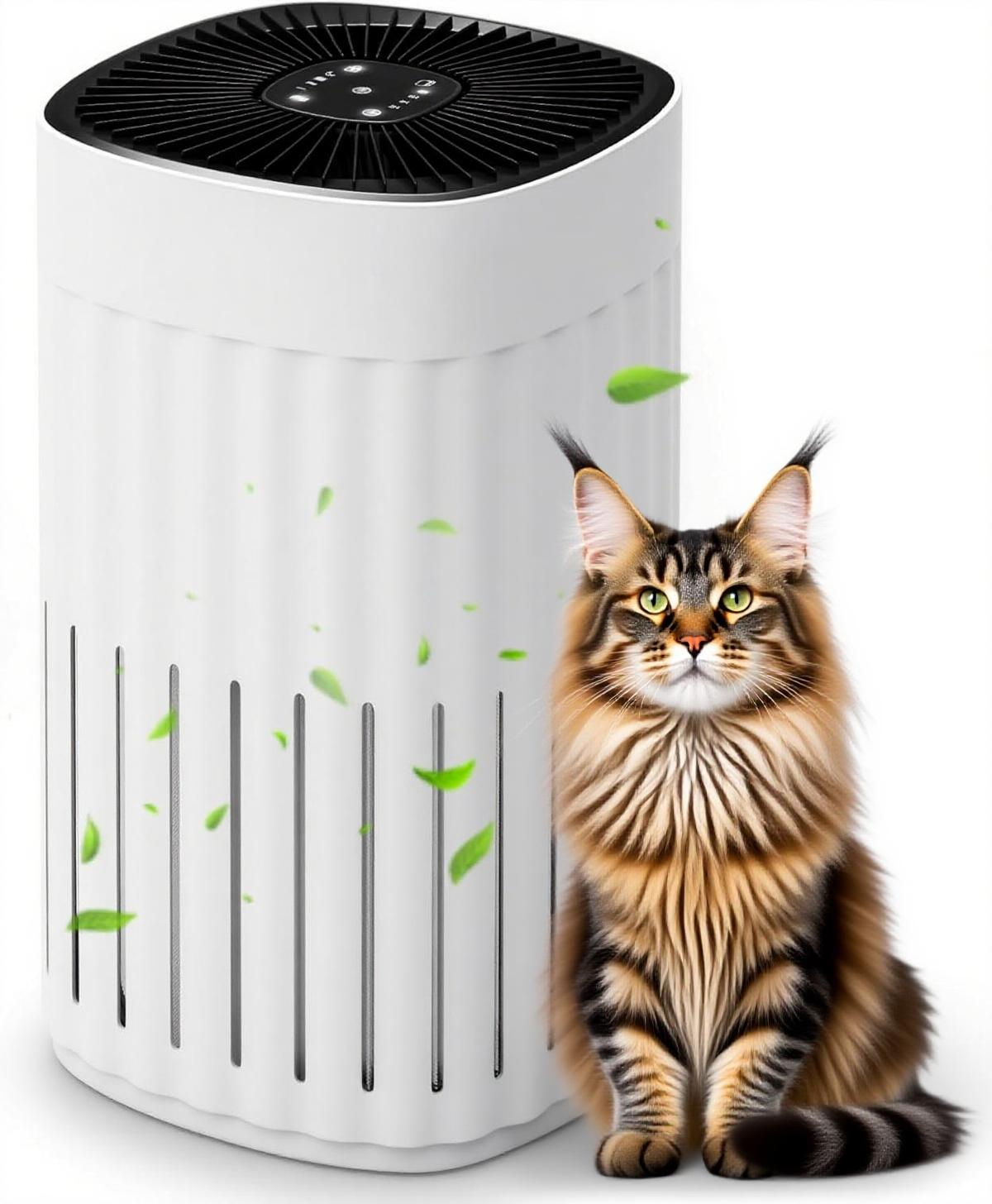 UrbanSync 3-in-1 HEPA Air Purifier - 99.97% Particle Removal, 3-Speed, 8H Timer for Home & Office