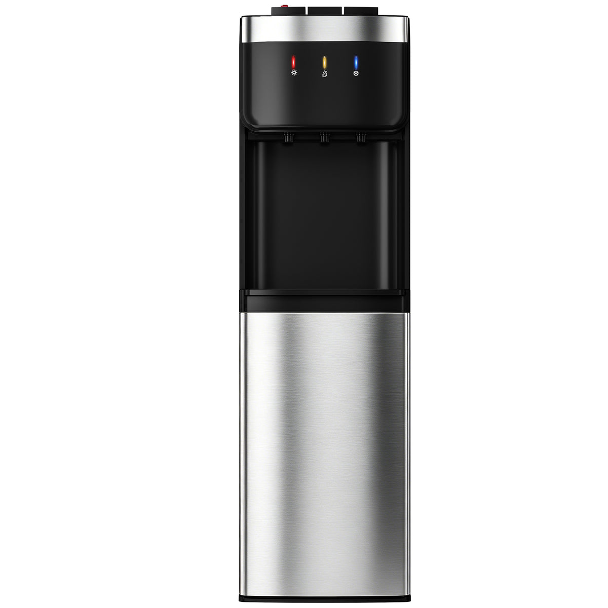 UrbanSync Bottom-Load Water Dispenser for Home, 3–5 Gallons, Hot, Cold & Room Temperature, Child Lock, Gray, New