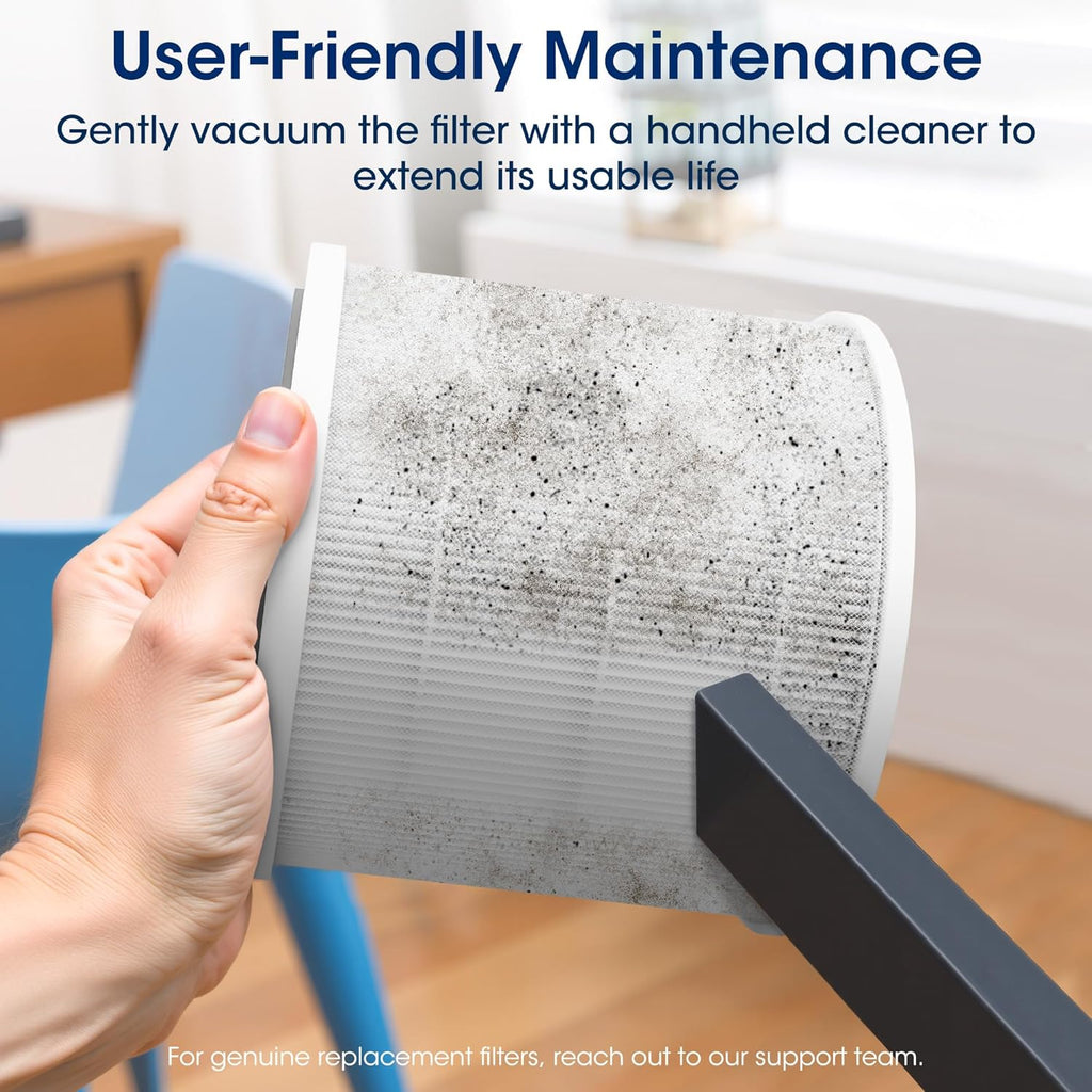 UrbanSync 3-in-1 HEPA Air Purifier - 99.97% Particle Removal, 3-Speed, 8H Timer for Home & Office