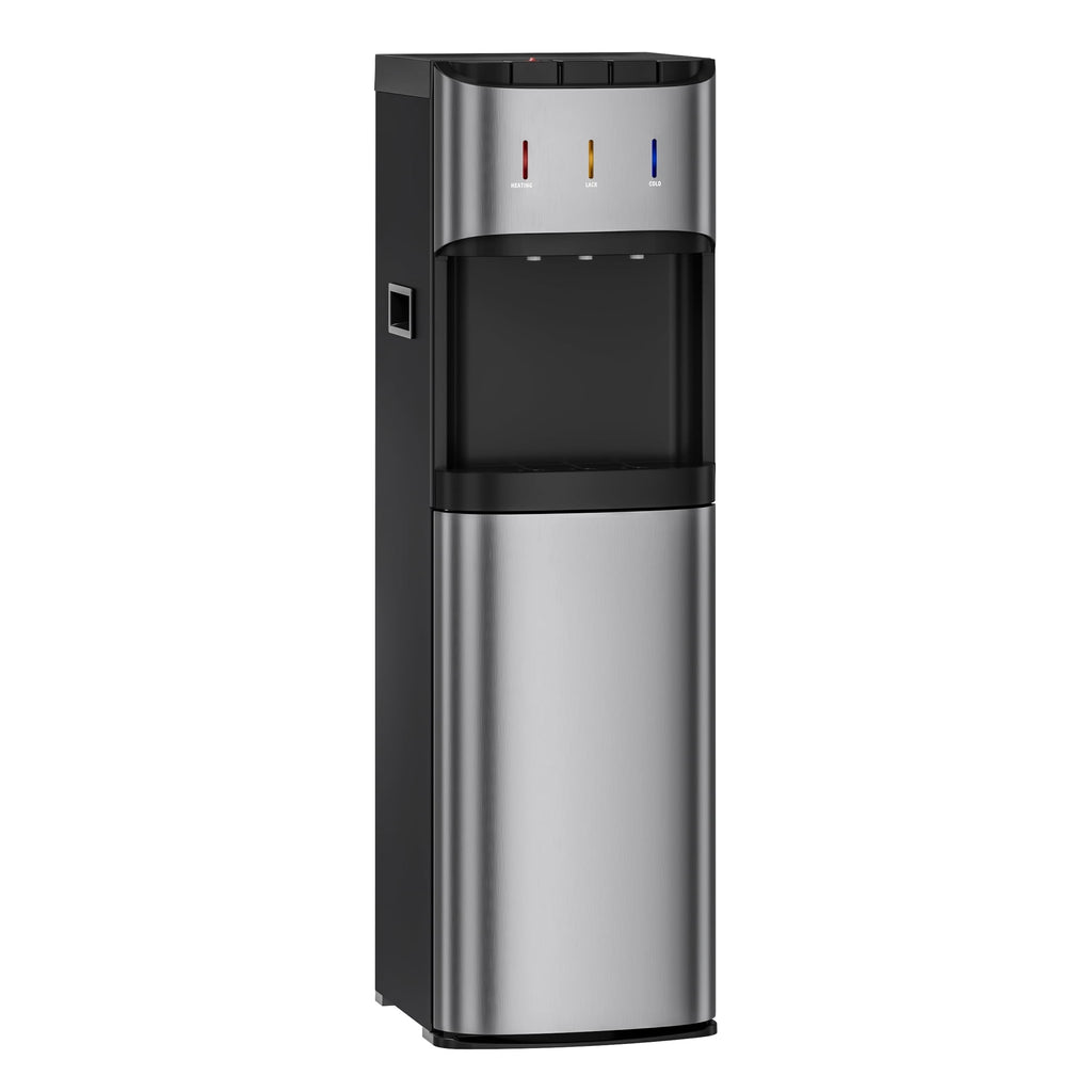 UrbanSync 3-Temp Bottom-Loading Water Dispenser with Ergonomic Height, Water Cooler with Child Lock & Food-Grade Tank for 5 Gal, Home/Office/Gym