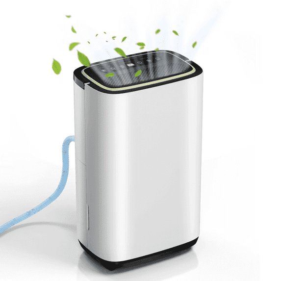 UrbanSync Dehumidifier with Drain Hose for Basement, Large Compressor Dehumidifier for Basement/Laundry/Bedroom/Office